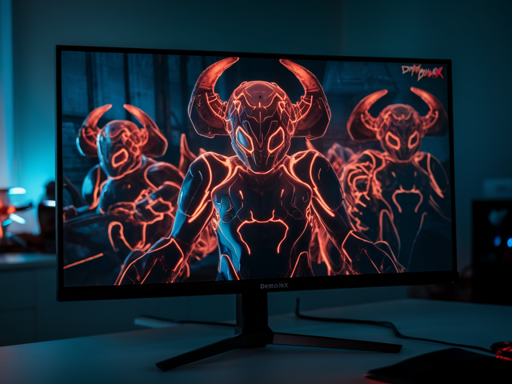 Welche settings in demonixx monitoren die schwarzwerte und feindkonturen verbessern